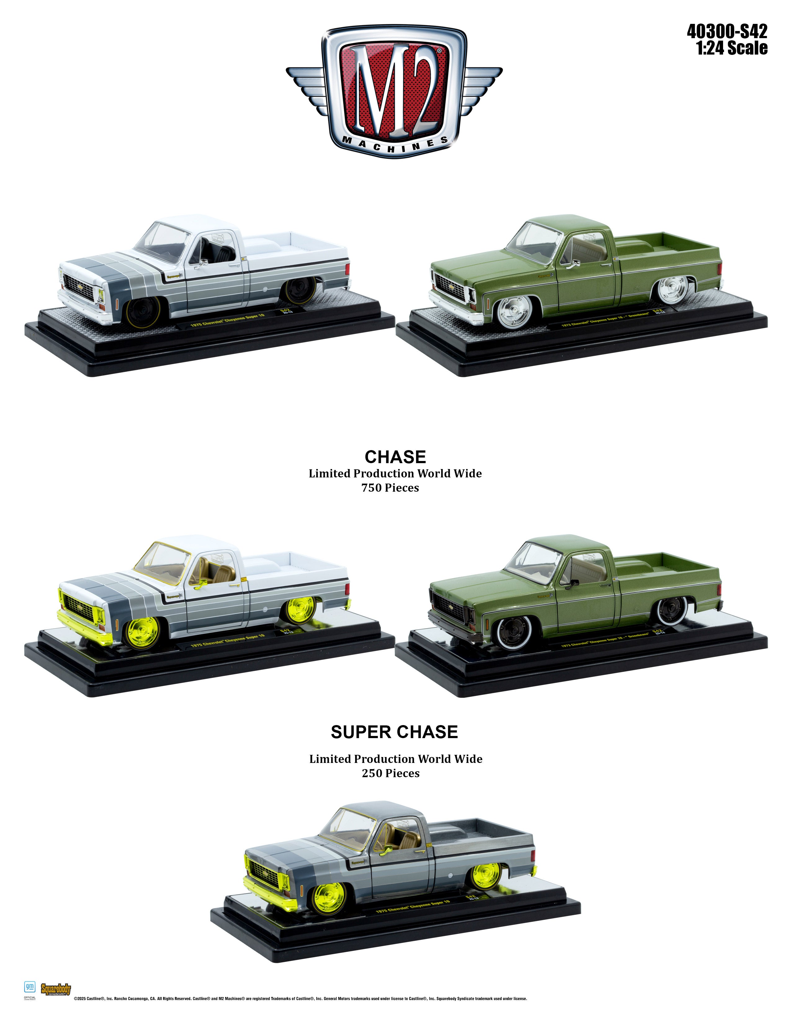 Squarebody Syndicate M2 Machines 1:24 scale release