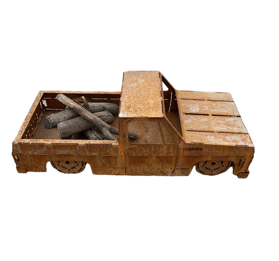 ①UniFirePits ②Uni-Plate FRIDAY CAMP Squarebody Fire Pit – Squarebody Syndicate