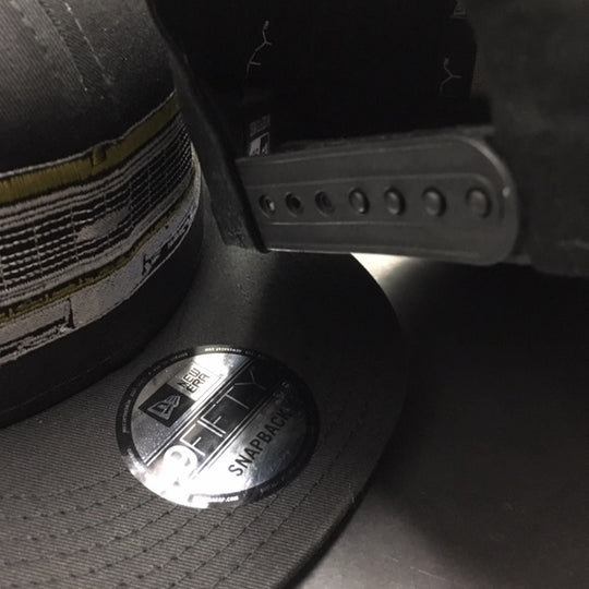 LIMITED ORANGE FRONT END NEW ERA 9FIFTY SNAPBACK BLACK HAT