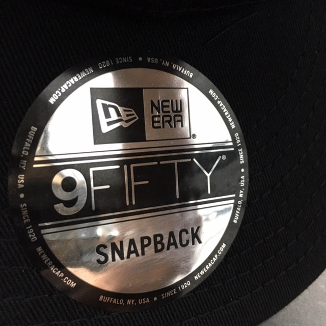 LIMITED ORANGE FRONT END NEW ERA 9FIFTY SNAPBACK BLACK HAT