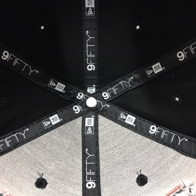 LIMITED ORANGE FRONT END NEW ERA 9FIFTY SNAPBACK BLACK HAT