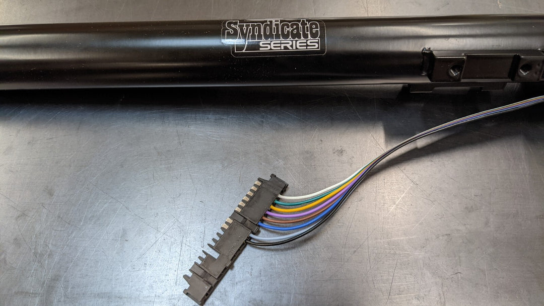Tilt no shift, no ignition,  black powder coat! Syndicate Series by IDIDIT shortened steering column for floor shift trucks manual or automatic!