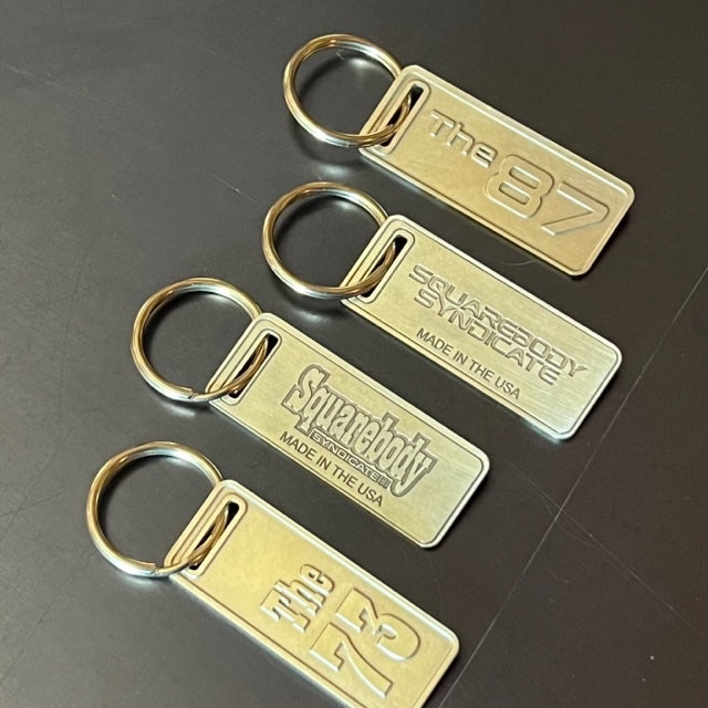 The "THE" Edition brass keychain. 1973 - 1991