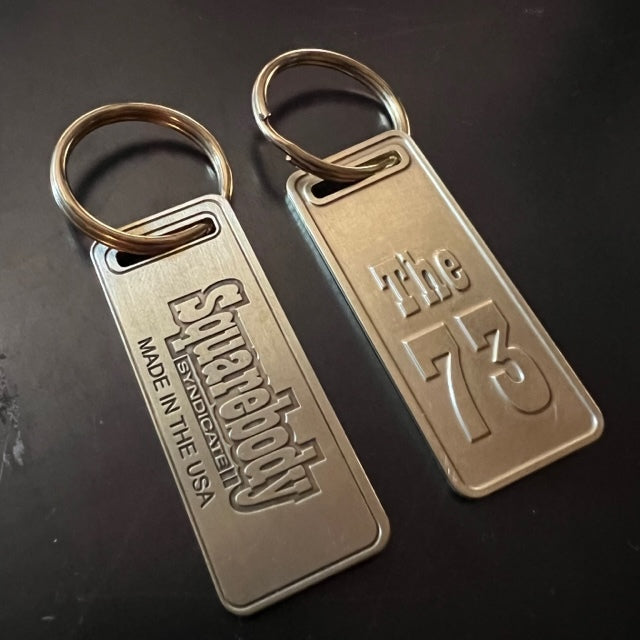 The "THE" Edition brass keychain. 1973 - 1991