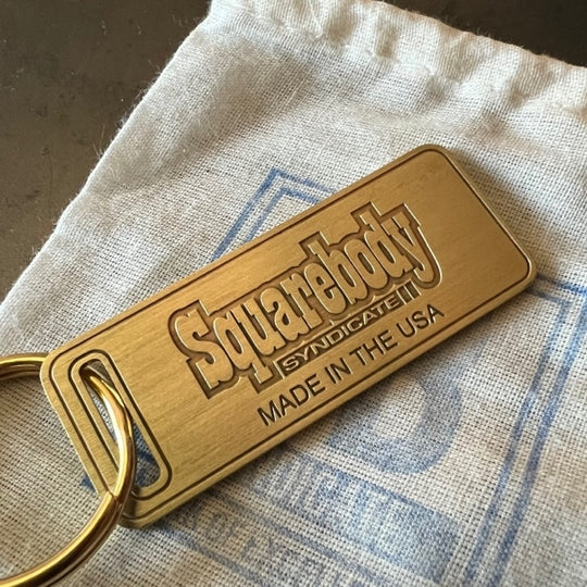 The "THE" Edition brass keychain. 1973 - 1991