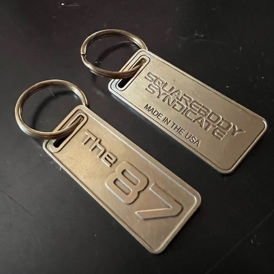 The "THE" Edition brass keychain. 1973 - 1991