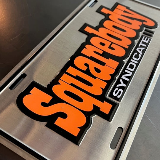 Squarebody Syndicate Brushed Plates Colors Orange