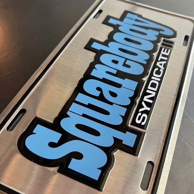 Squarebody Syndicate Brushed Plates Colors Hawaian Blue