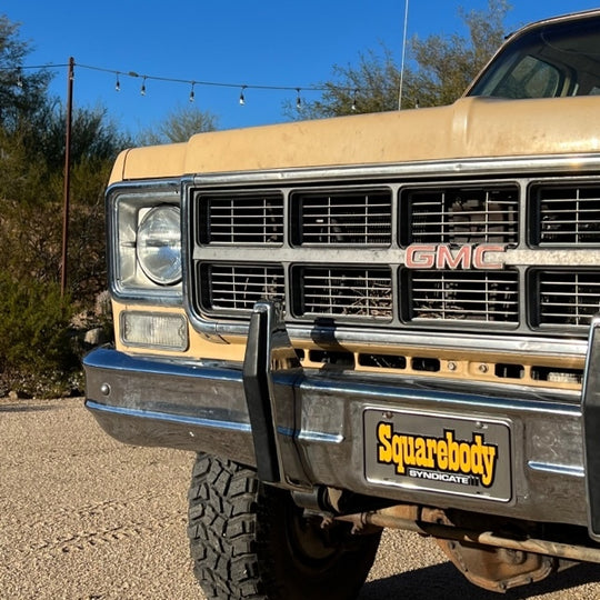 Squarebody Syndicate Brushed Plates