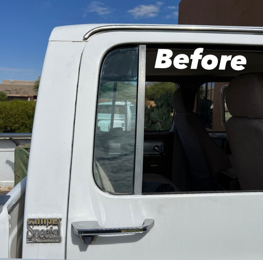 Vent window trim