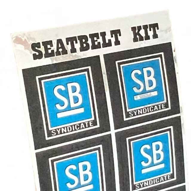 Syndicate Seat Belt Decal Kit