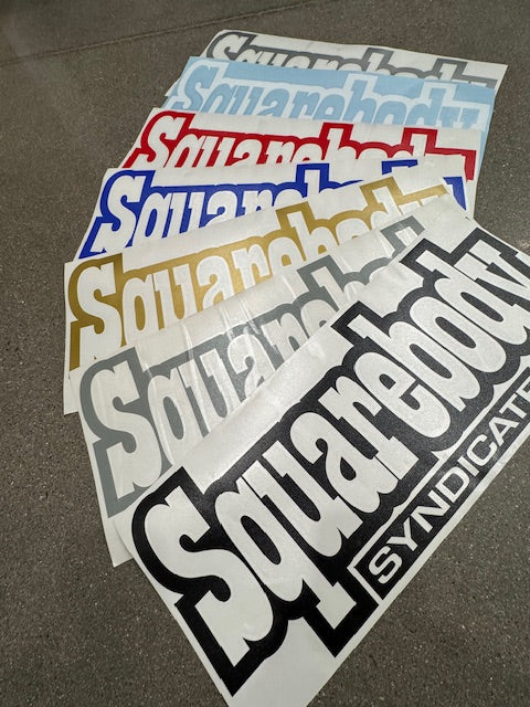 M2 Machines life-sized rear window decal.