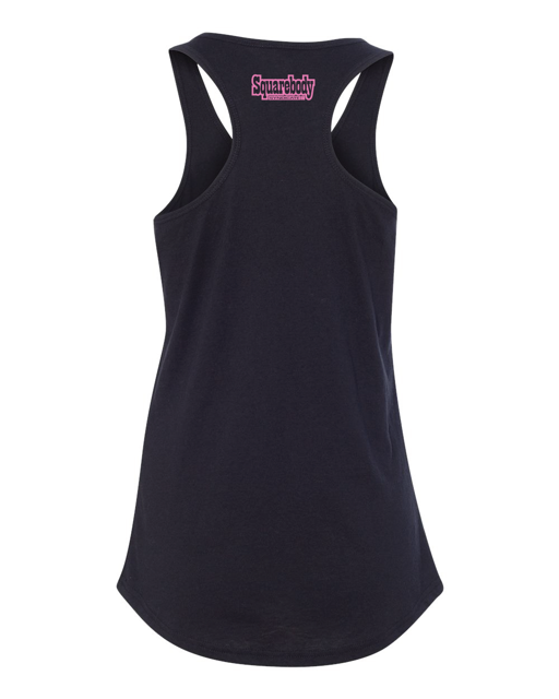 Women's Ideal Racerback Tank Black/Pink