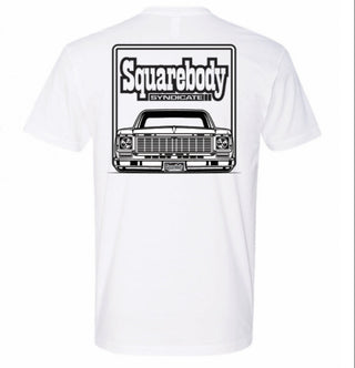Squarebody Syndicate Truck T-shirt Streamline White