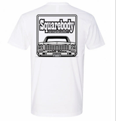 Squarebody Syndicate Truck T-shirt Streamline White