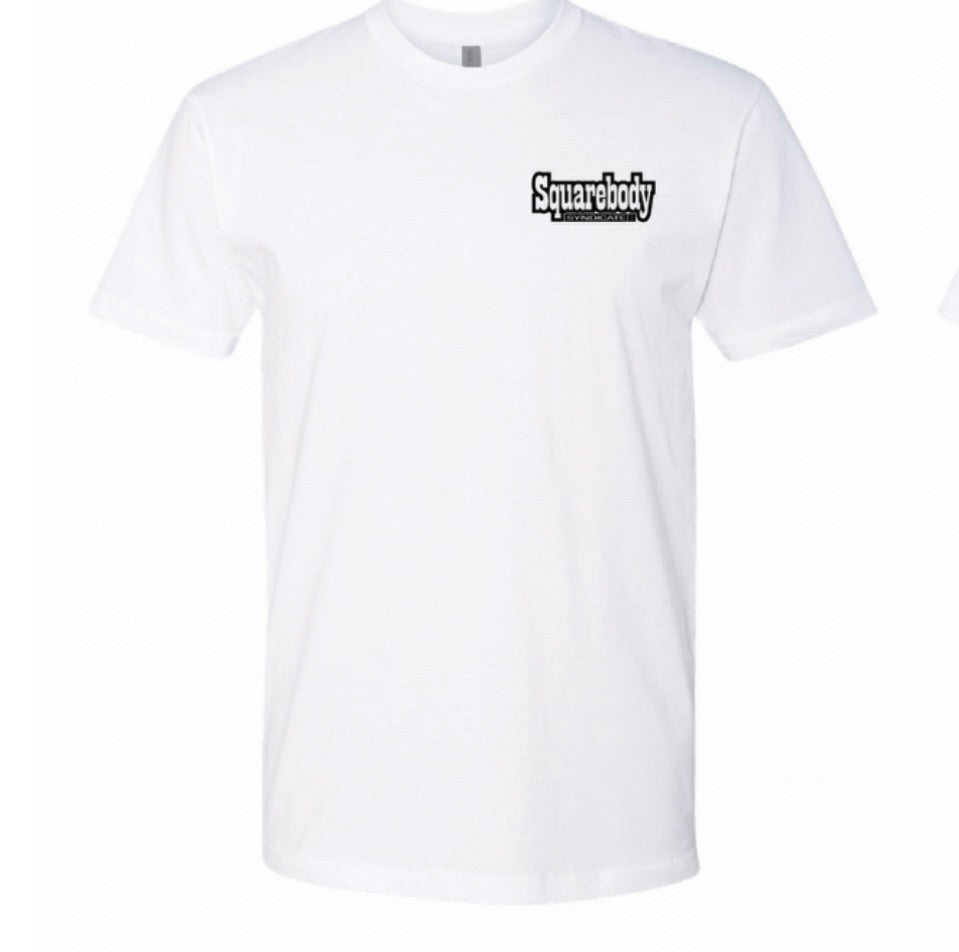 Squarebody Syndicate Truck T-shirt Streamline White